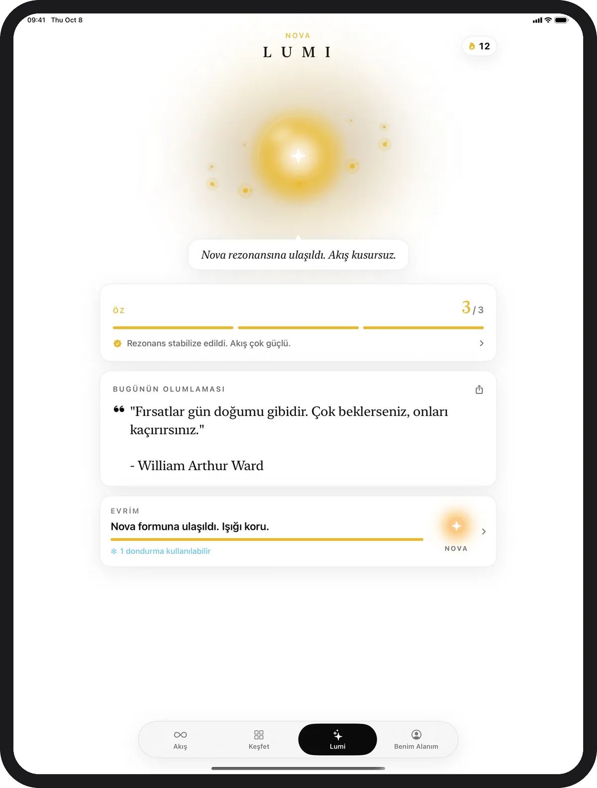 iPad'de çalışan Kiyolu